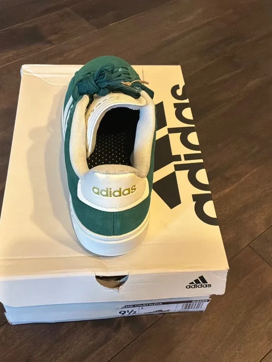 Adidas Grand Court Alpha Green and White - Picture 3 of 4